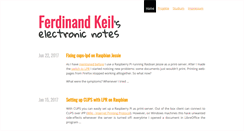 Desktop Screenshot of ferdinand-keil.de